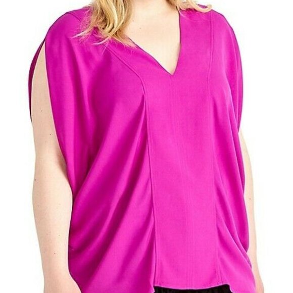 Rachel Rachel Roy Plus Rima Sleeveless Top 1X - Picture 2 of 3
